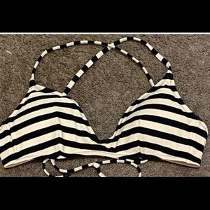 J.Crew Nautical Stripe Bikini Top